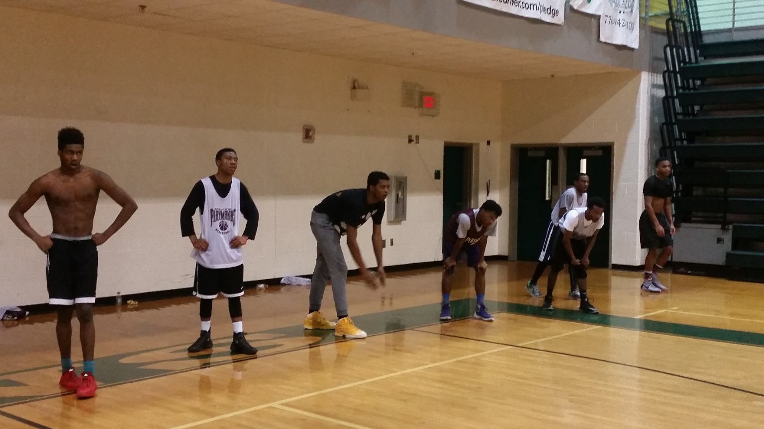 Elite Playmakers 2016 players during training